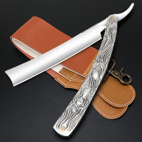 VCXOX professional straight razor with strop kit offers a precise edge and classic grooming routine.