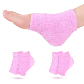 VDFZHL castor oil pack wrap on foot for overnight comfort