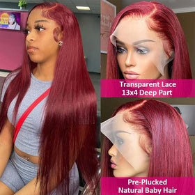 Veally pre-plucked hairline with baby hairs for a ready-to-wear natural look.