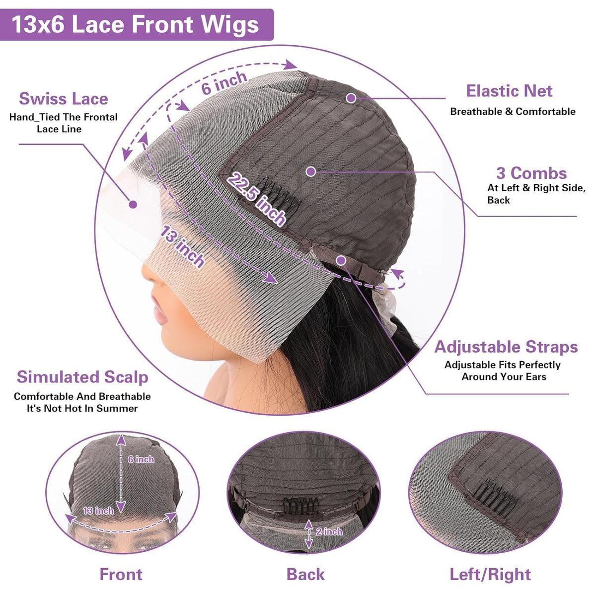 Veally pre-plucked hairline wig delivers ready-to-wear look.