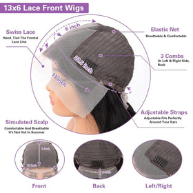 Veally pre-plucked hairline wig delivers ready-to-wear look.