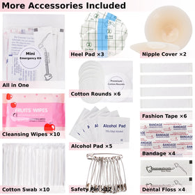 VEAPILS manicure set kept in faux leather pouch for quick fixes.