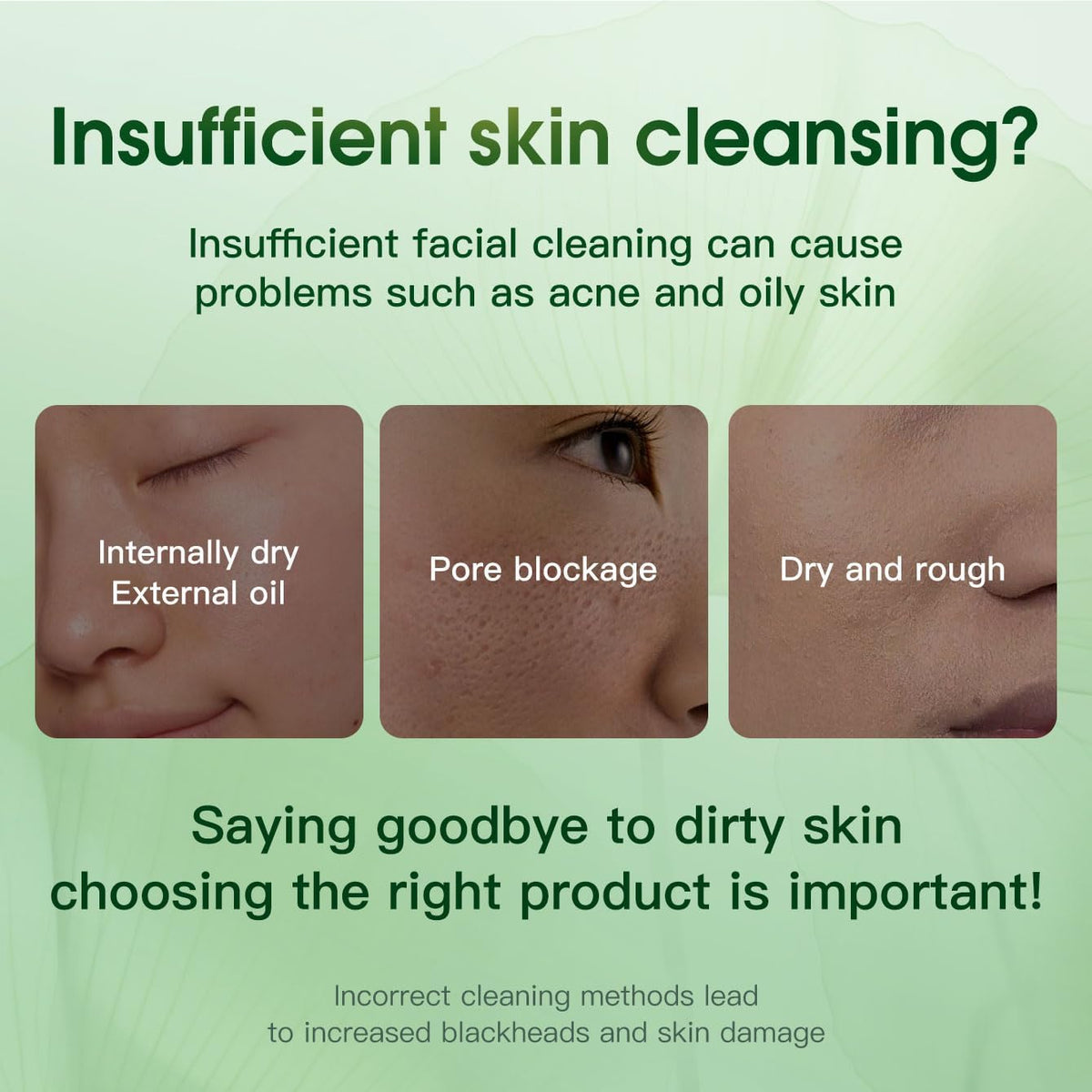 VEBROCK creamy texture with bubbles penetrating pores for cleaner skin