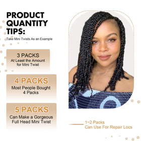 Vecago Afro Kinky Bulk Hair texture close-up for micro locs
