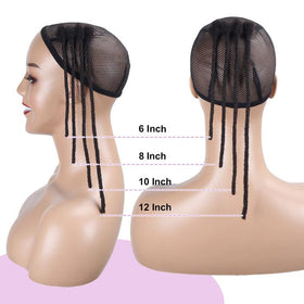 Vecago swimming-safe loc extensions suggest versatile wear in water activities.