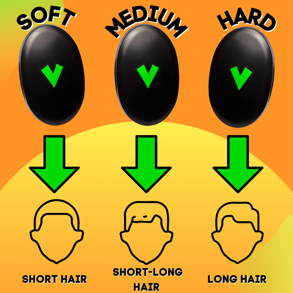 Veeta Superior Wave Brush reduces frizz with gentle bristle action.