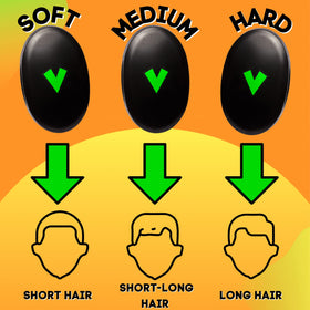 Veeta Superior Wave Brush reduces frizz with gentle bristle action.