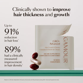 VEGAMOUR GRO+ MD-formulation label close-up.