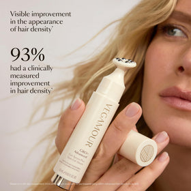 VEGAMOUR GRO+ feature using liposomal delivery for actives on scalp.