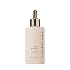 VEGAMOUR GRO+ Serum bottle pour showing easy daily use for hair density.