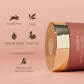 VEGAMOUR HYDR-8 vegan, cruelty-free packaging confirmation