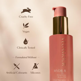 VEGAMOUR HYDR-8 Weightless Repair Oil vitamin C oil boosts shine and health