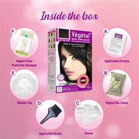 Vegetal Bio Colour Soft Black gloves for mess-free dyeing