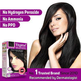 Vegetal Bio Colour Soft Black shower cap for secure processing