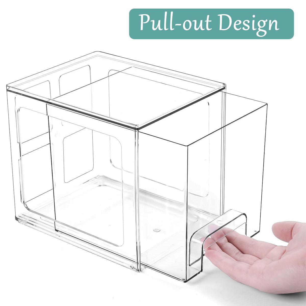 VEGEVIGI inner box dimensions 5.5 by 7.1 by 6.5 inches for compact towel storage