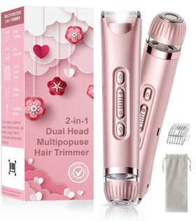 VEGITERIA Bikini Trimmer with LED light for precise bikini line grooming.