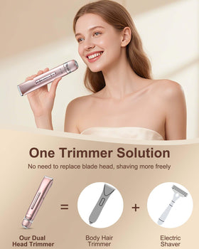 VEGITERIA compact travel-friendly trimmer fits in any bag.