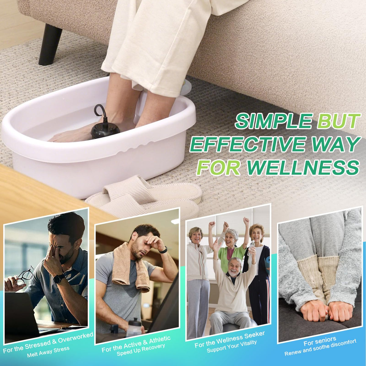 Veicomtech Ionic Foot Bath Detox Machine 100 liners pack ensures convenient sessions.