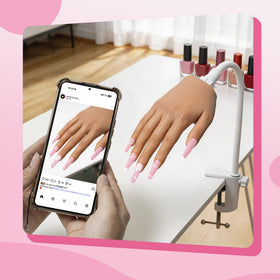 Veikmv practice hand features realistic nail beds for authentic sessions.