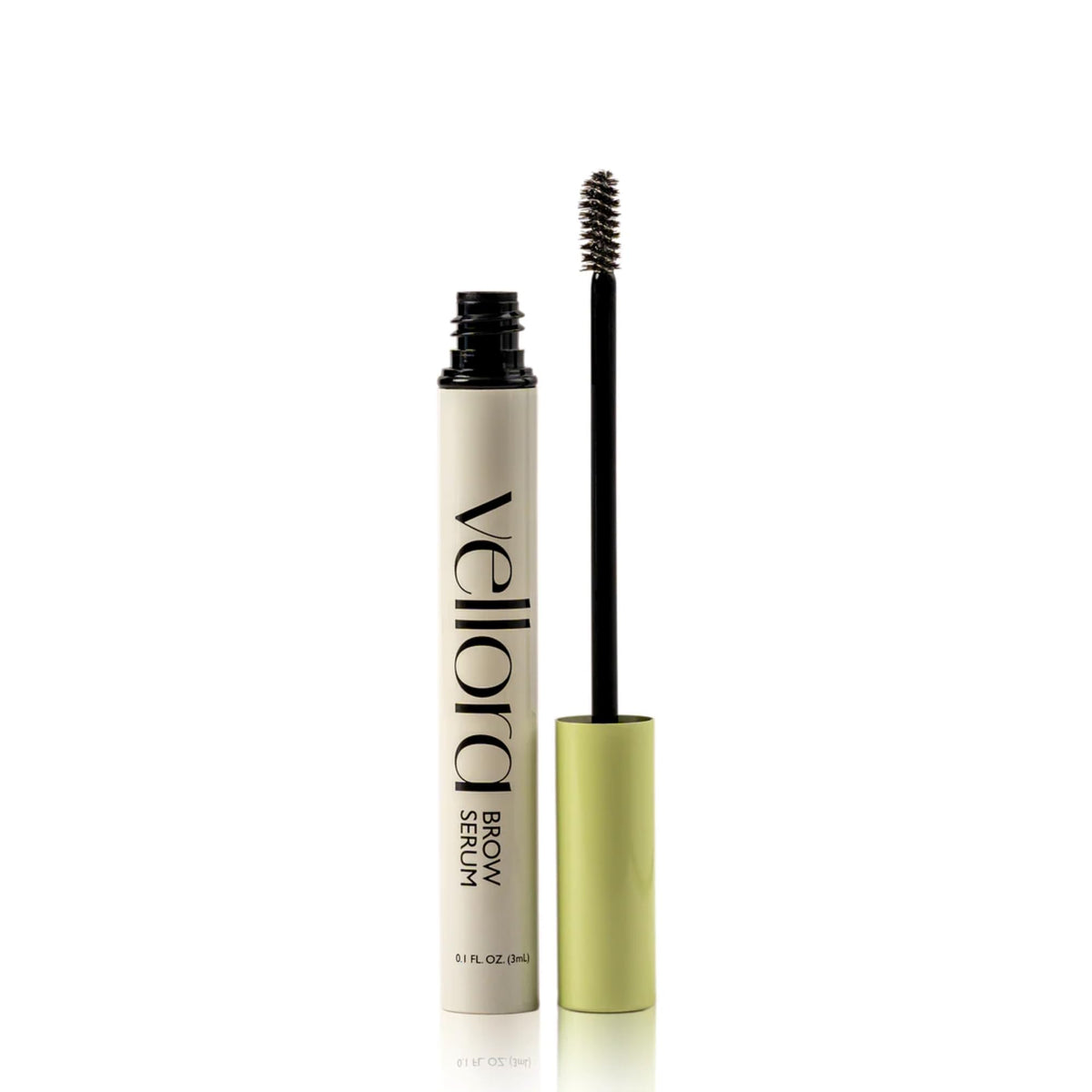 Vellora Eyebrow Serum applicator close-up for precise brow care