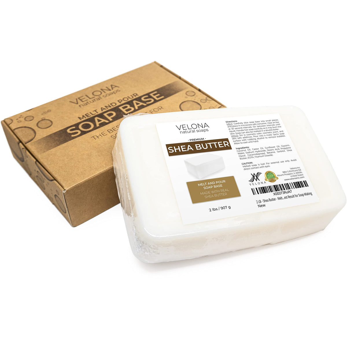 Velona DIY soap-making kit visual for tutorials and projects.