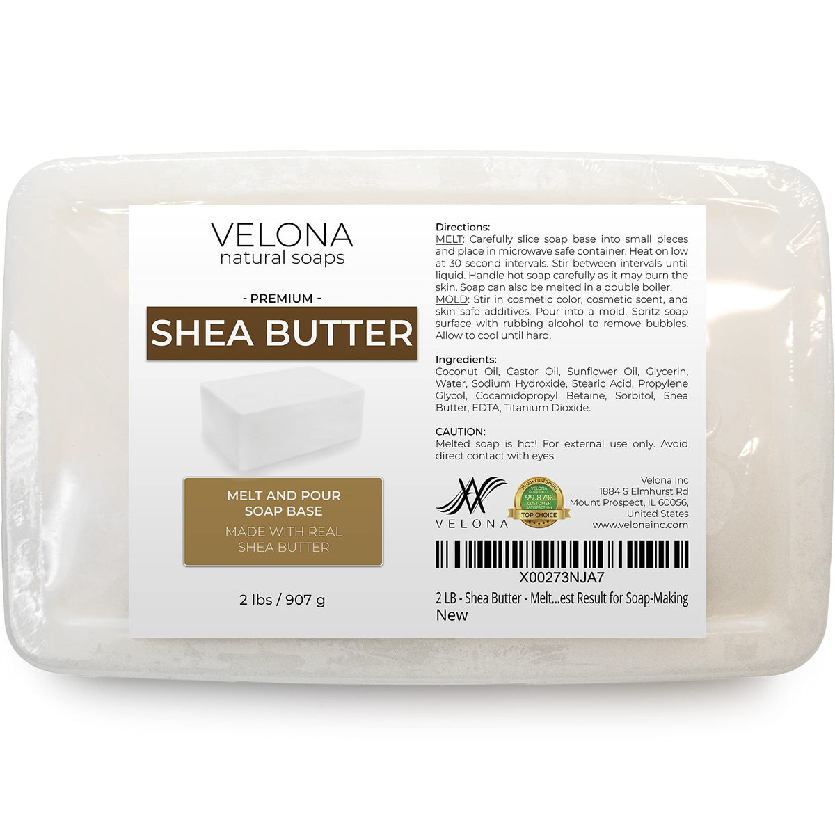 Velona glycerin-rich lather creates moisturizing, long-lasting soap bubbles.