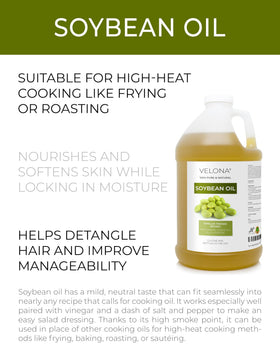 Velona Soybean Oil pouring scene for frying and dressings