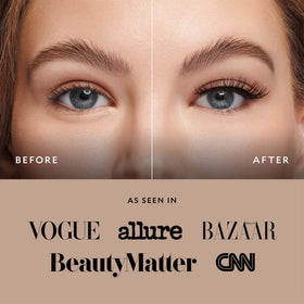 Closeup of VELOUR Effortless Lashes Mini Me to highlight lightweight, natural look