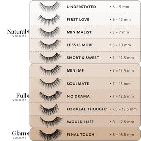 Velour Effortless Lashes reusable for multiple occasions