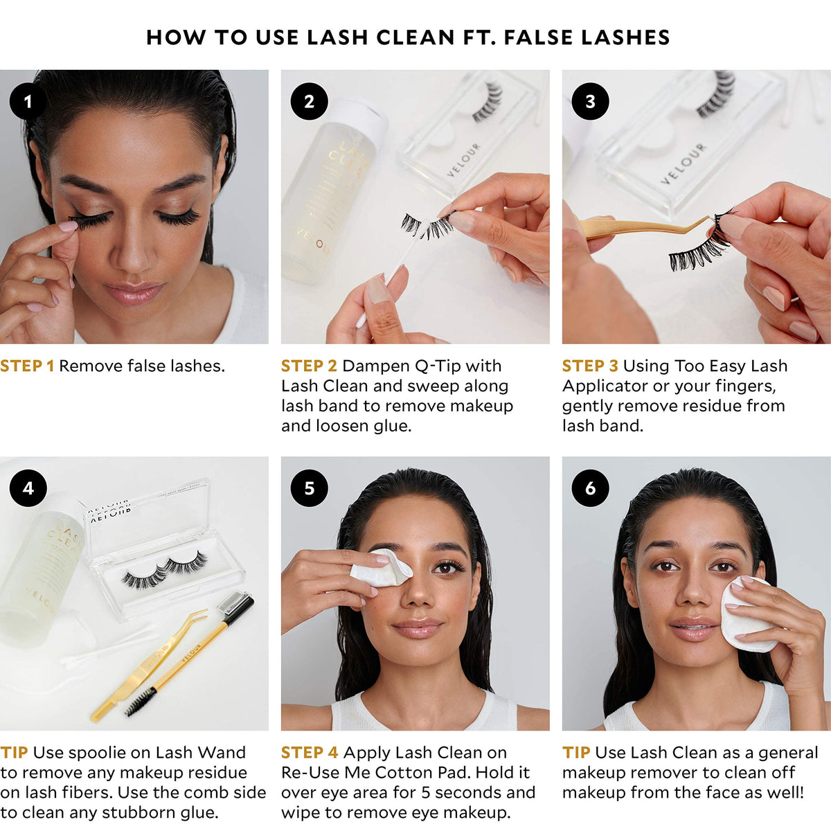 Velour Lash Clean closeup-texture reveals non-irritating, alcohol-free formula