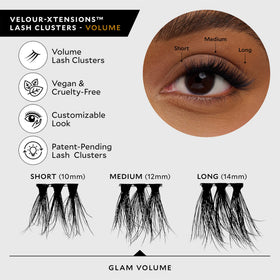 Velour vegan cruelty-free brand lashes suitable for sensitive eyes