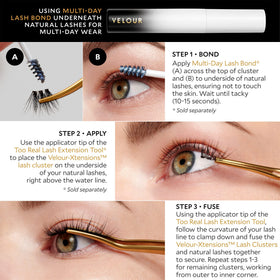 Velour-Xtensions natural versus dramatic look possibilities
