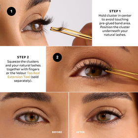 VELOUR Velour-Xtensions compact kit keeps lash clusters neatly organized.