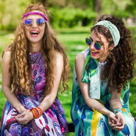 VELSCRUN knotted bohemian-pattern headband adds instant flair with comfortable wear