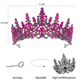 VELSCRUN crown serves as a charming photo prop for princess looks