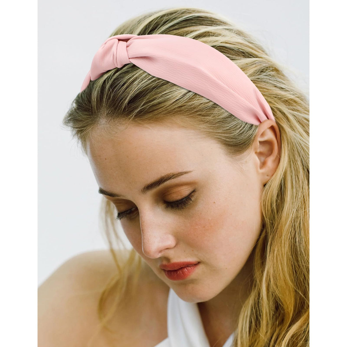 VELSCRUN satin headbands with a soft, shiny finish for polished looks.