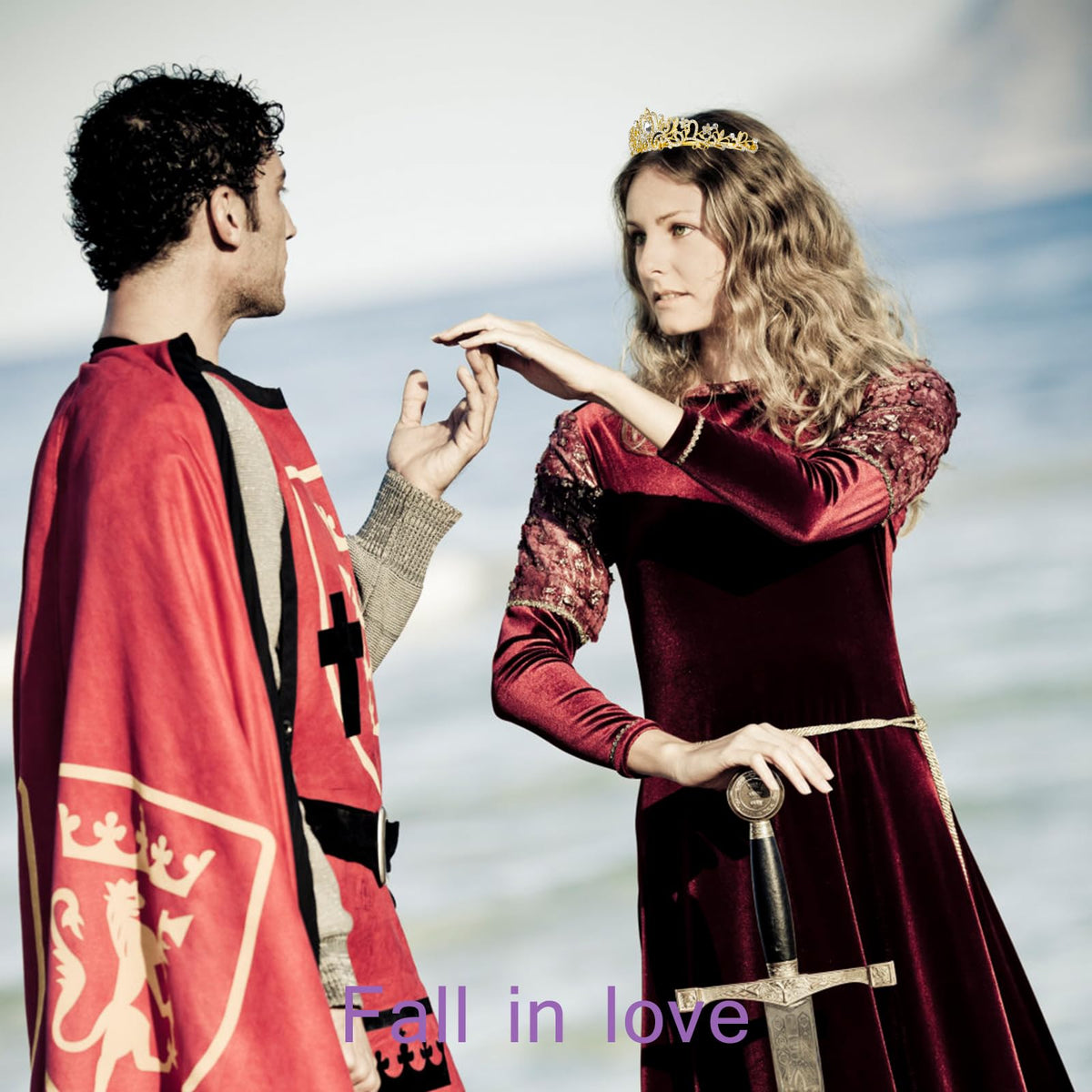 VELSCRUN two-crowns-set gold fashion accessories for photos and cosplay