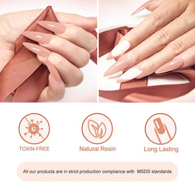 Close-up texture of Venalisa Builder Nail Gel 50ml showing creamy jelly consistency.