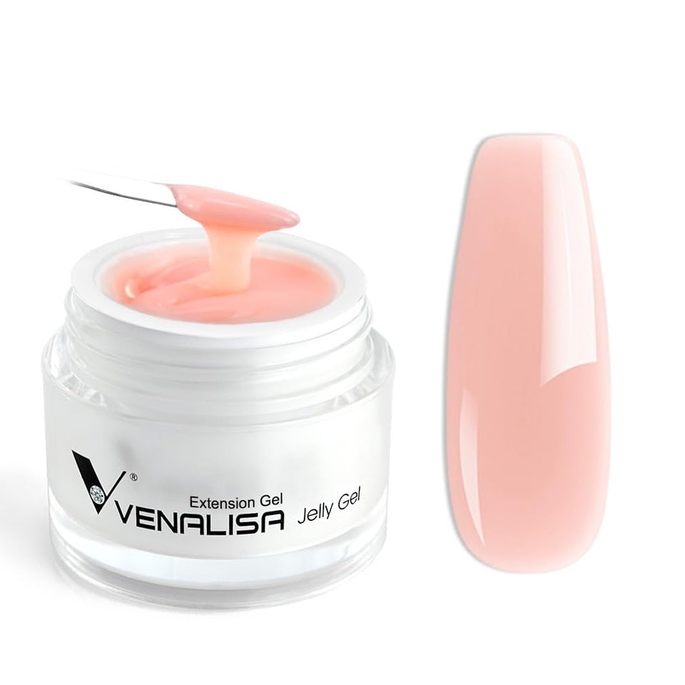 Venalisa Builder Nail Gel 50ml bottle front view for durable nail extensions.