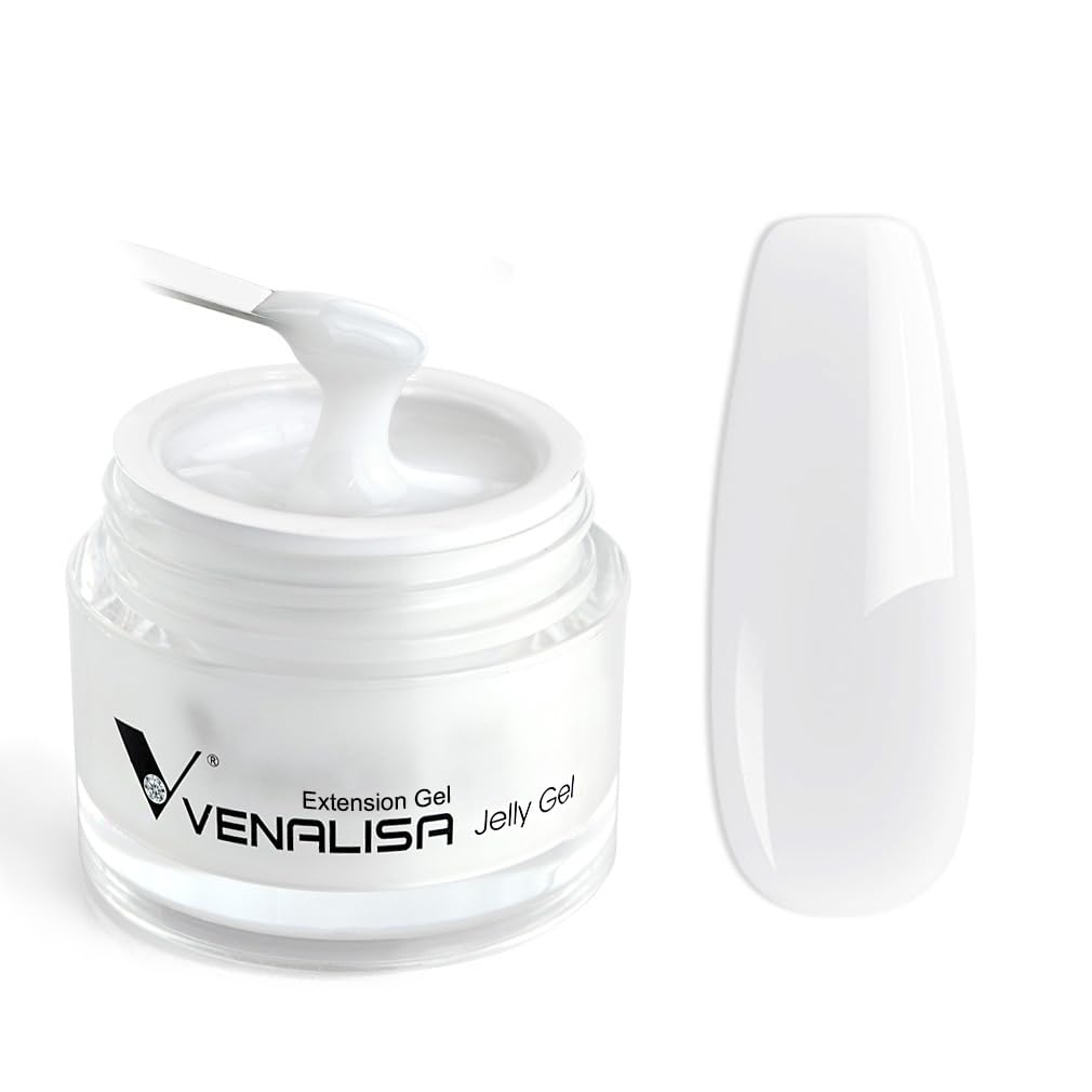 VENALISA Builder Nail Gel milky white bottle for economical at-home use
