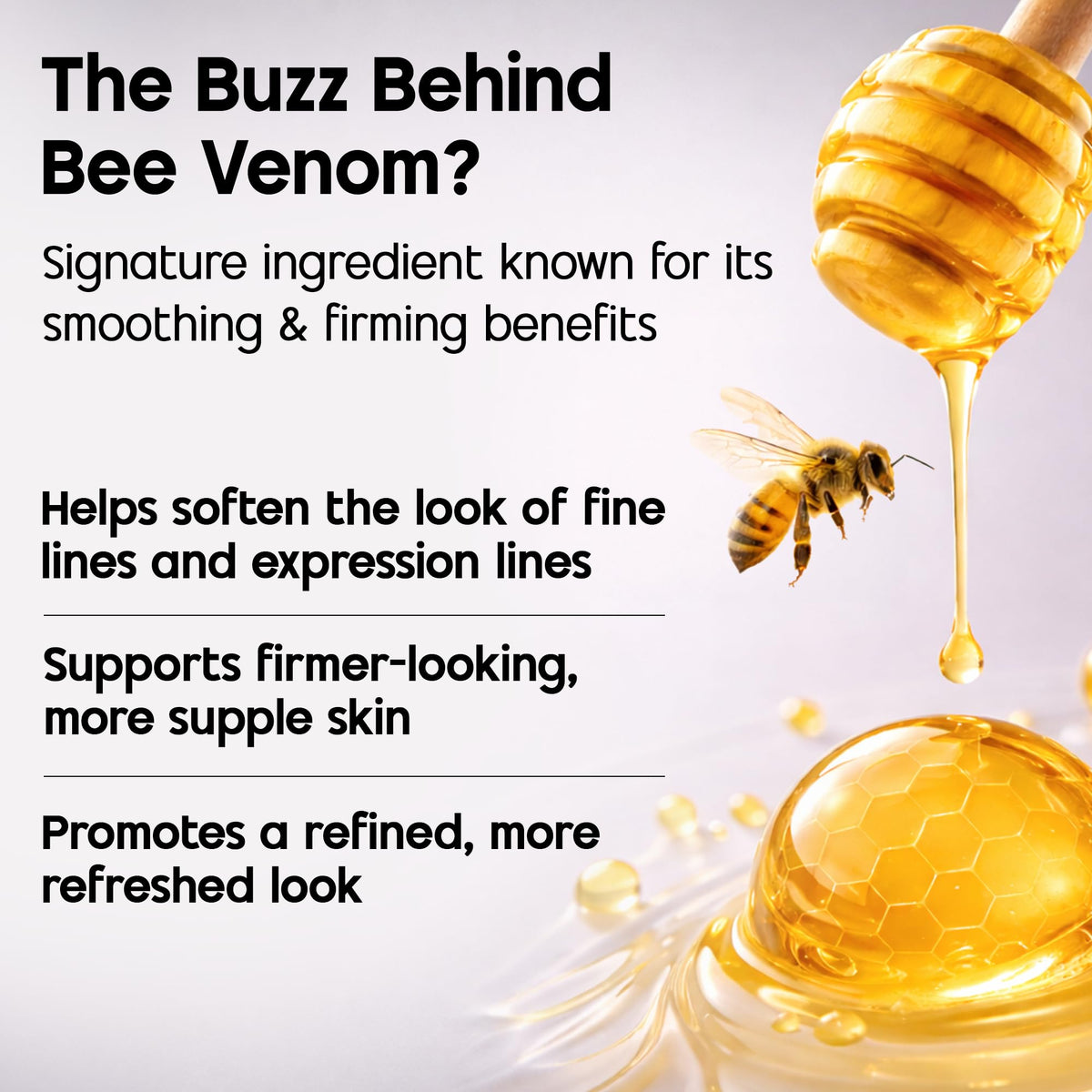 Venofye Blossom Bee Advanced Wrinkle Corrector cap sealing to prevent drying.