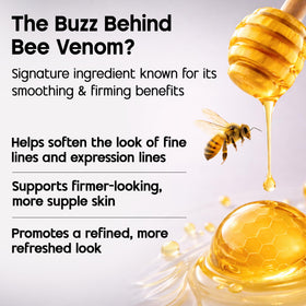 Venofye Blossom Bee Advanced Wrinkle Corrector cap sealing to prevent drying.