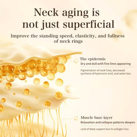Venrock Niacinamide Neck Cream with décolleté application depicts day and night routine