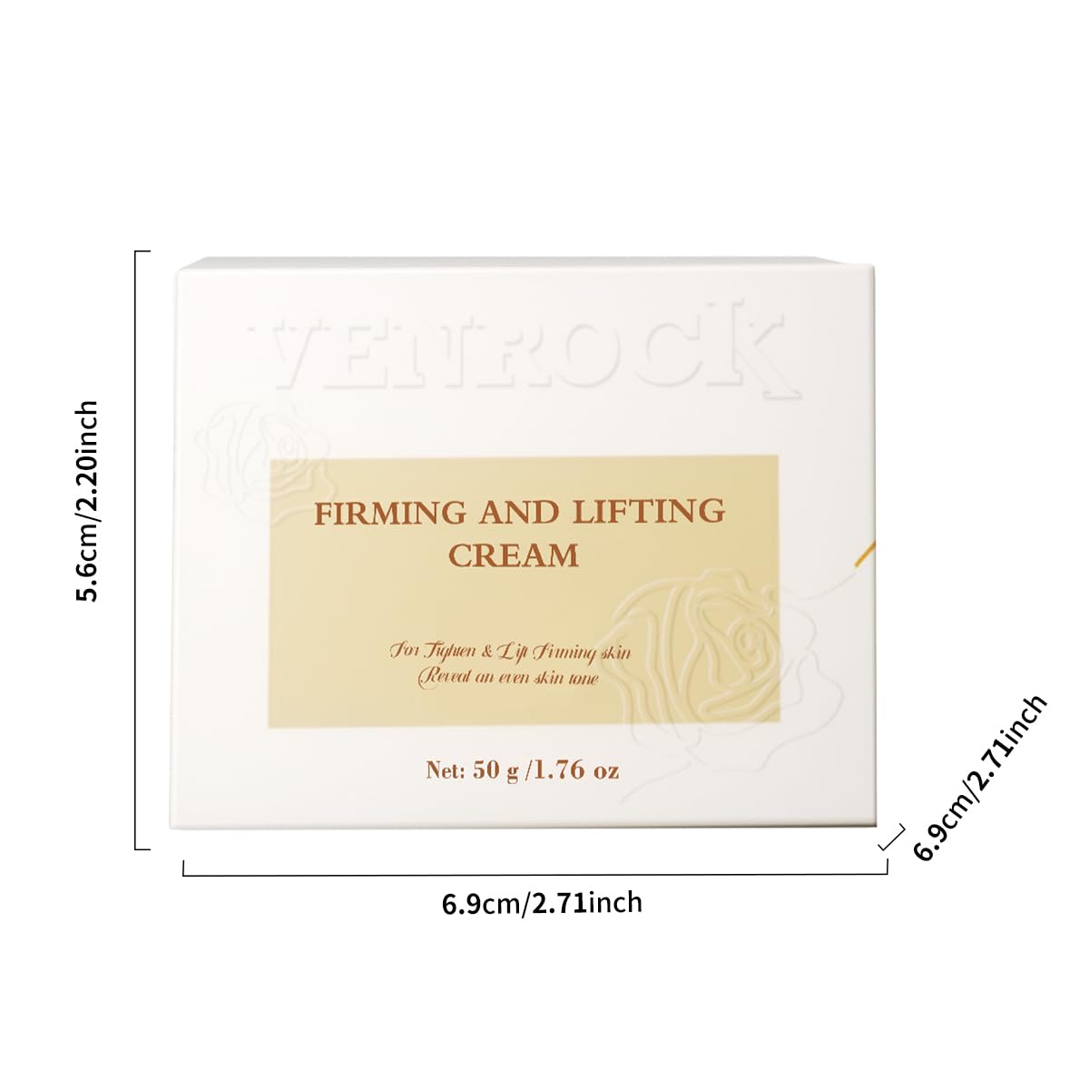 Venrock Niacinamide Neck Cream displayed for quick absorption and daily use