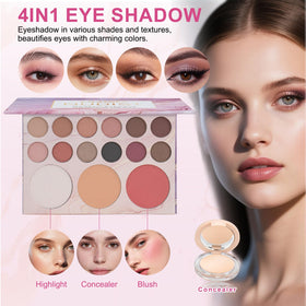 Venshun makeup base and cosmetic brush set for smooth application.
