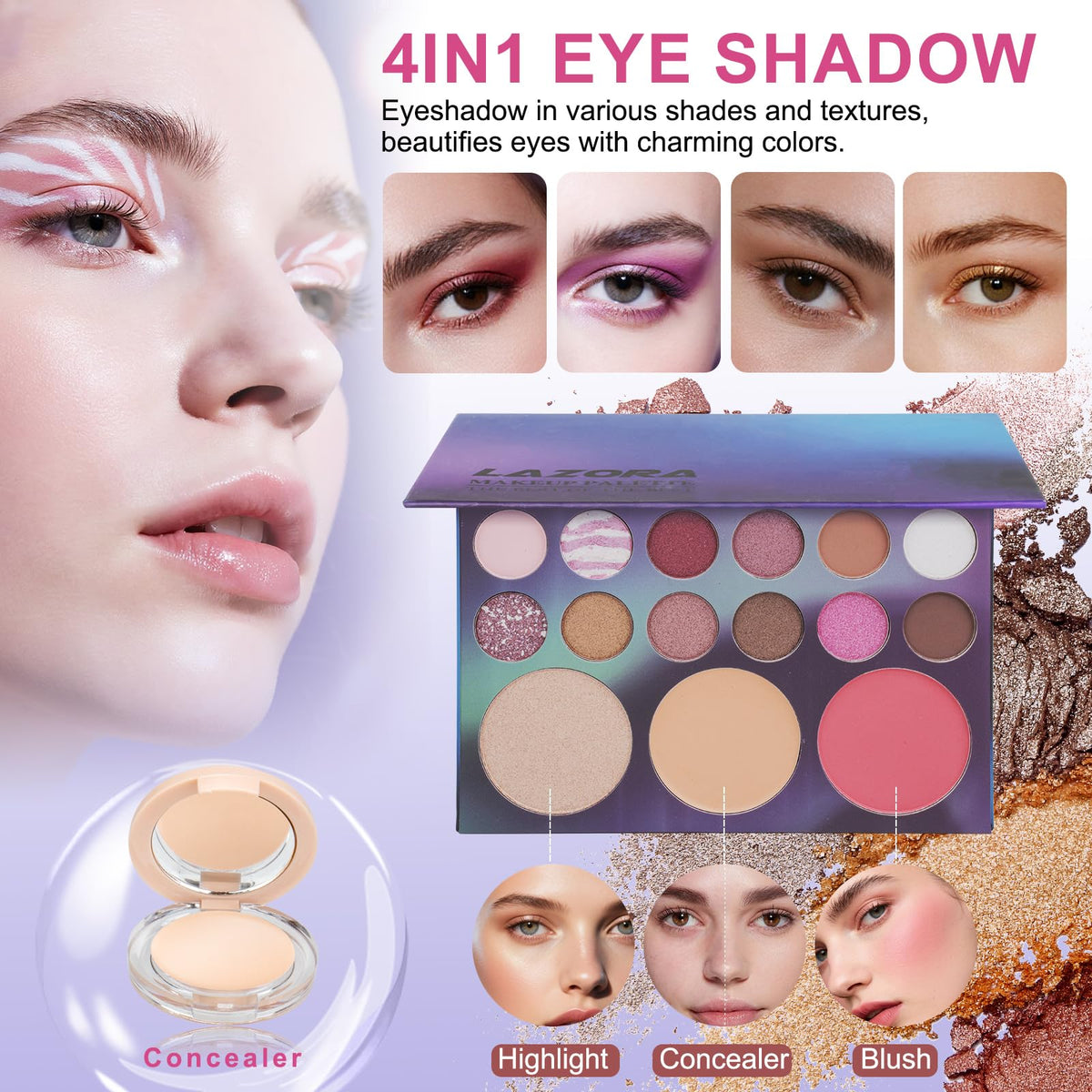 Venshun Makeup Kit setting spray to lock makeup in place all day