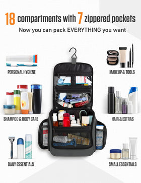 VENTURE 4TH removable TSA pouch keeps liquids separate and speeds security checks