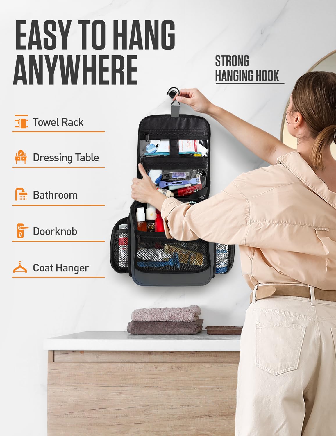 VENTURE 4TH water-resistant bag protects contents during travel
