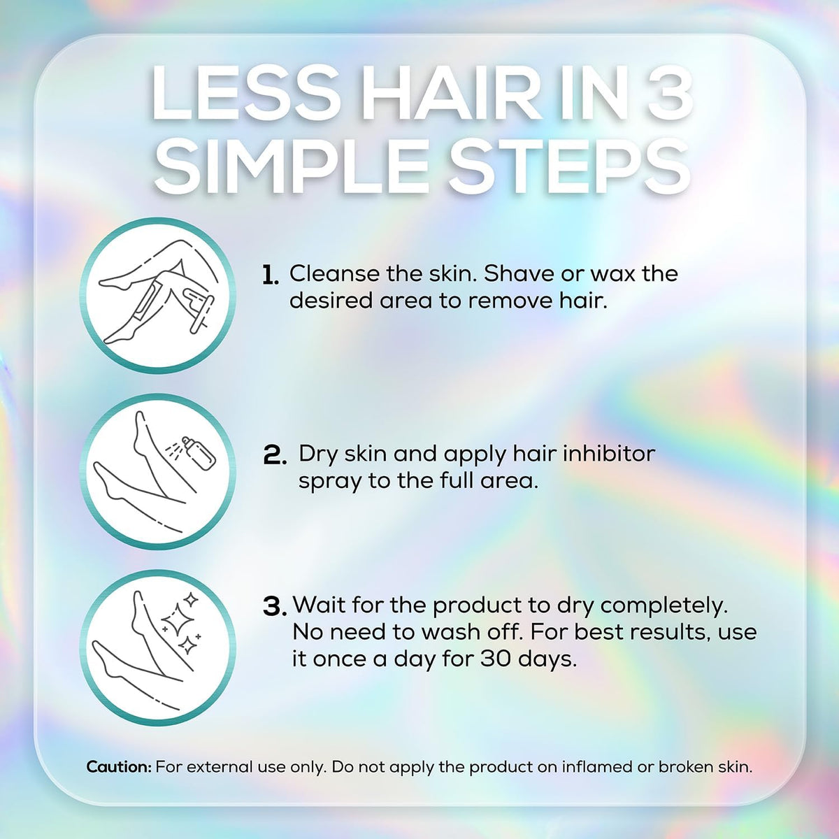 VENUS VISAGE Hair Inhibitor underarm-use reduces friction and irritation.