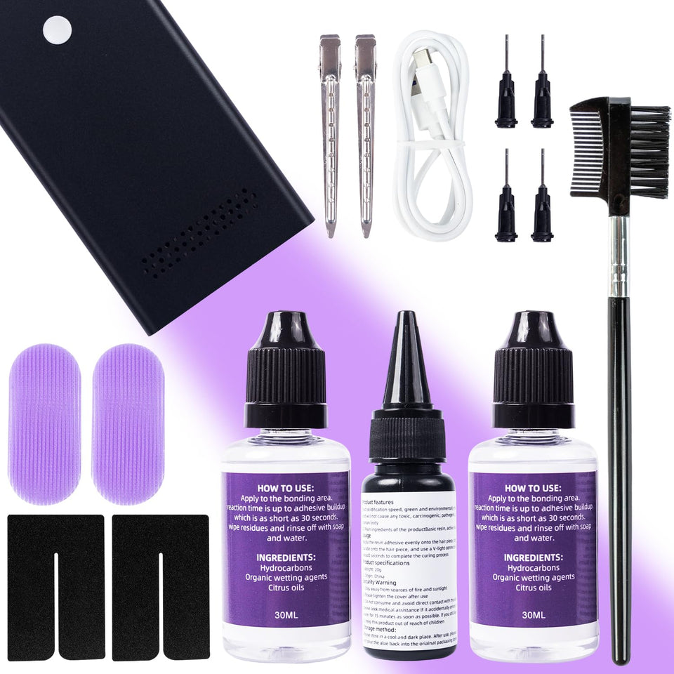 Venvee UV light machine for precise at-home extensions application.